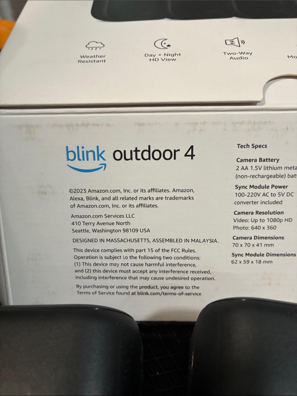 Blink Outdoor 4 Security Camera Kit - Black - Picture 7 of 9
